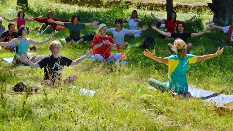 GPFF 2018 Yoga Cogne bosco Sylvenoire