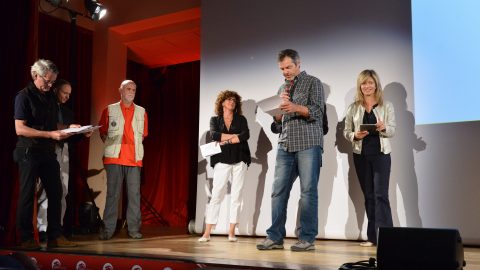 GPFF2018 Premiazione Bruno Bassano Gabriele Caccialanza Luisa Vuillermoz Cogne